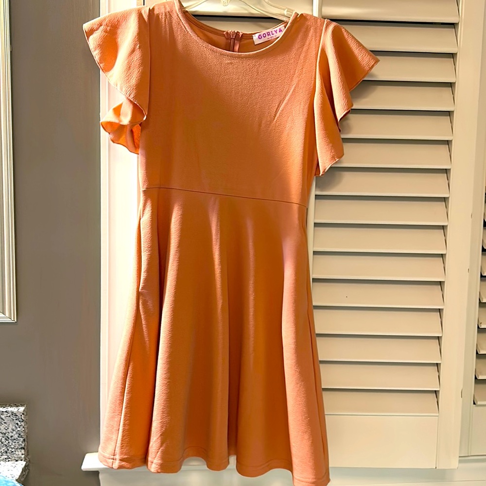Pink simple dress
